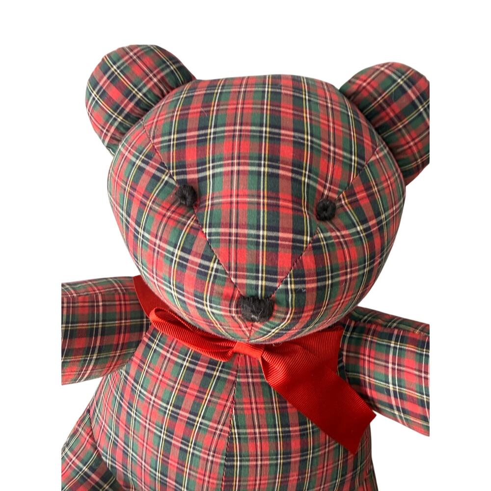 Ralph Lauren Tartan Plaid Teddy Bear Plush Stuffed Animal Collectible 11” - Picture 2 of 9